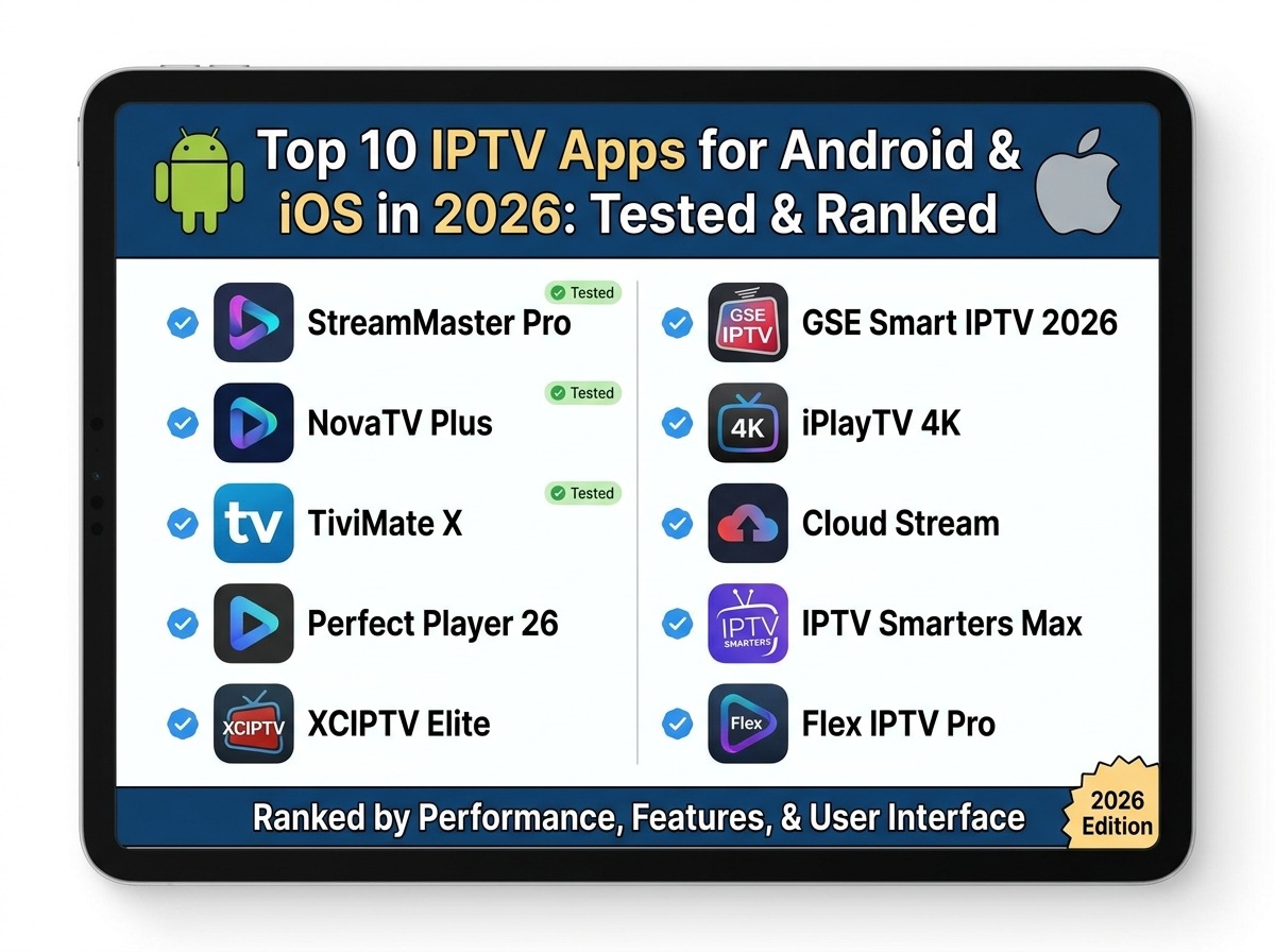 best 10 hdiptv apps for andriod and ios